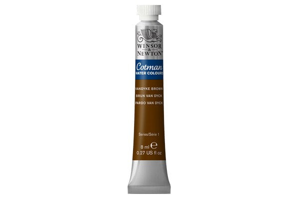 Cotman watercolour 8ml Vandyke Brown 676